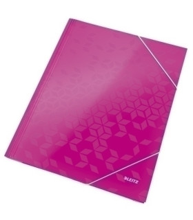 CARPETA SOLAP.LEITZ WOW CART. A4 FUCSIA
