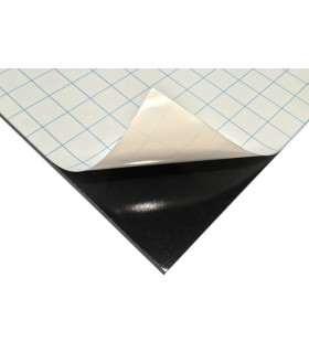 CARTON PLUMA ADHESIVO NEGRO 5 mm 70x100