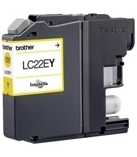 CART.IJ. BROTHER LC-22EY AMARILLO
