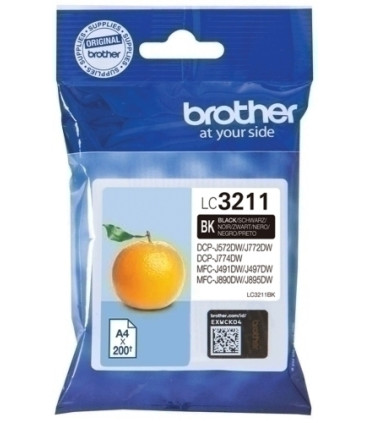 CART.IJ. BROTHER LC-3211BK NEGRO