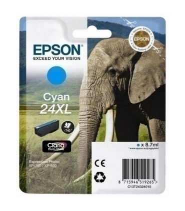 CART.IJ.EPSON T243240 Nº24XL CIAN