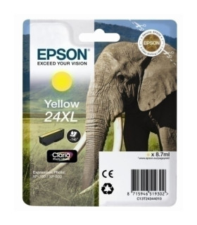 CART.IJ.EPSON T243440 Nº24XL AMARILLO