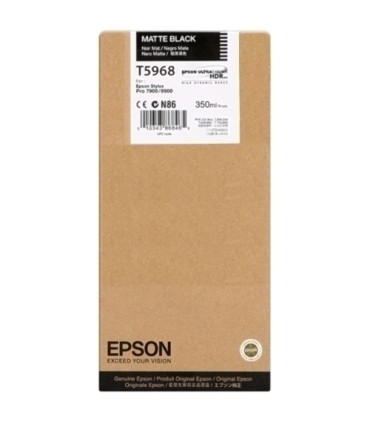CART.IJ.EPSON T596800 NEGRO MATE
