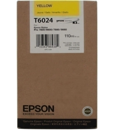 CART.IJ.EPSON T602400 7880/9880 AMARILLO
