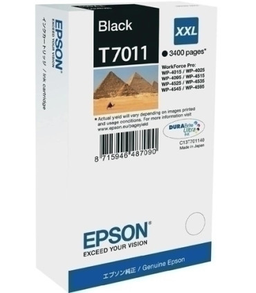 CART.IJ.EPSON T701140 NEGRO XXL