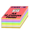 CARTULINA A4 IRIS 185g COL. PASTEL P/120