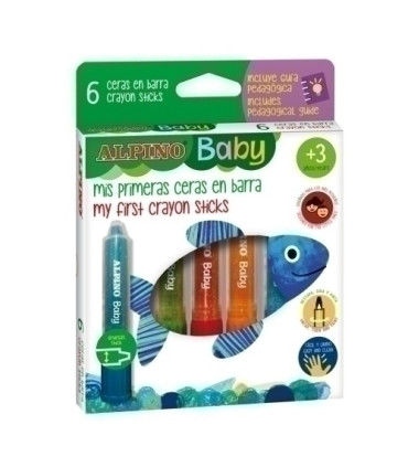 CERAS ALPINO BABY BARRA ESTUCHE DE 6