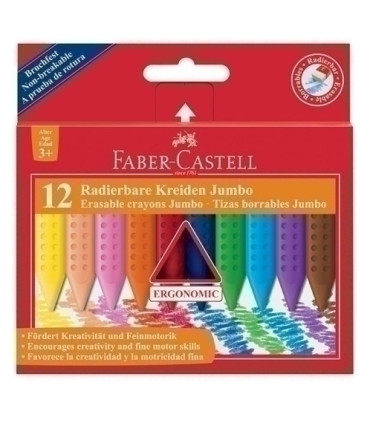 CERAS FABER GRIP JUMBO ESTUCHE DE 12