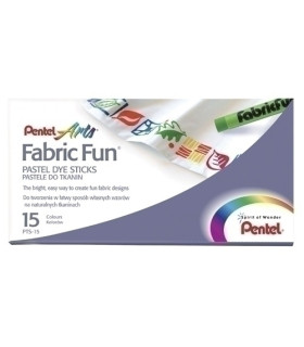 CERAS PENTEL TEXTIL PASTEL CAJA 15