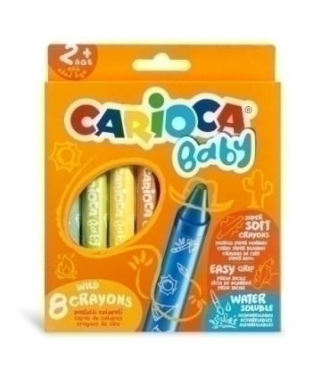 CERAS COLOR CARIOCA BABY CAJA DE 8