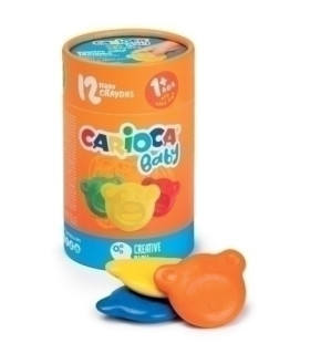 CERAS COLOR CARIOCA TEDDY CAJA DE 12