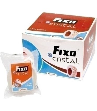 CINTA ADHESIVA FIXO CRISTAL 33x19