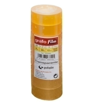 CINTA ADHESIVA GRAFOFILM TRANSP. 33x12
