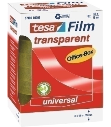 CINTA ADHESIVA TESA OF.BOX 66x19