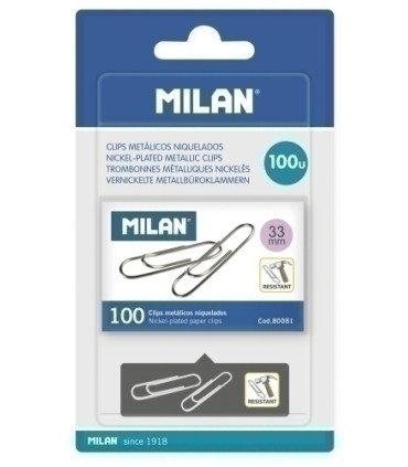 CLIP MILAN (33 mm) LAB.NIQ.Cj.100