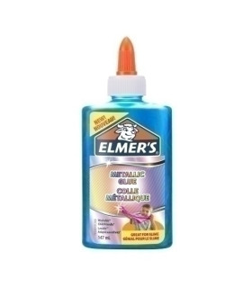 COLA ELMER´S SLIME METALICO AZUL
