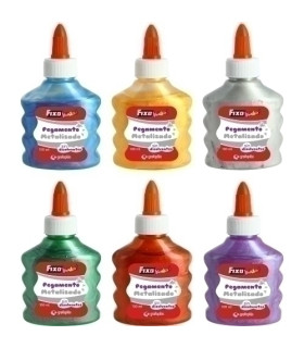 COLA FIXO KIDS METALIZADA 100ml SURT. P/