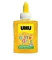 COLA GLITTER GLUE UHU B/88 ml AMAR.