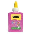 COLA GLITTER GLUE UHU B/88 ml ROSA