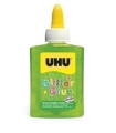 COLA GLITTER GLUE UHU B/88 ml VERDE