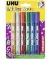 COLA GLITTER GLUE UHU LAPIZ ORIGINAL