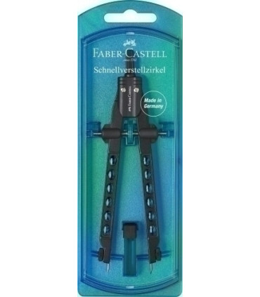 COMPAS FABER CASTELL FACTORY AZUL PERLA