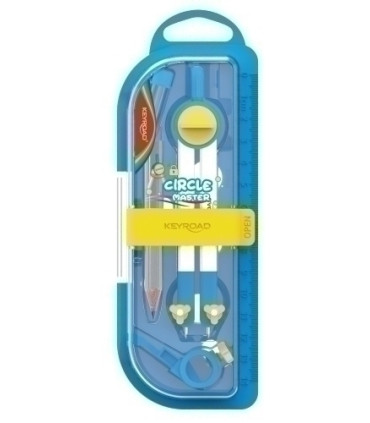 COMPAS KEYROAD ESCOLAR con LAPIZ