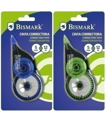 CORRECTOR CINTA BISMARK 5 mm x 12 m