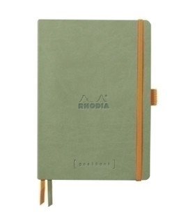 CUADERNO RHODIA CELADON A5 120h DOTS