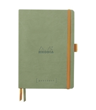 CUADERNO RHODIA CELADON A5 120h DOTS