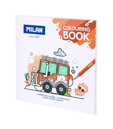 CUAD. COLOREAR MILAN LETS GO TRIP