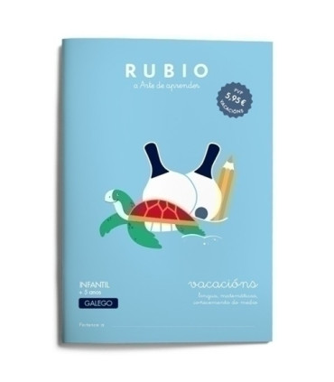 CUADERNO RUBIO GAL.VACACIONS INF.+5 AÑOS