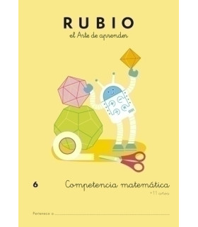 CUADERNO RUBIO A4 COMP.MATEMATICAS 6