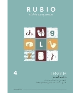 CUADERNO RUBIO A4 LENGUA EVOLUCION 4