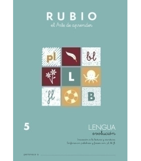 CUADERNO RUBIO A4 LENGUA EVOLUCION 5