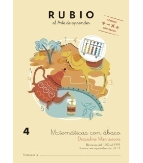 CUADERNO RUBIO A4 MATEMATICAS ABACO 4