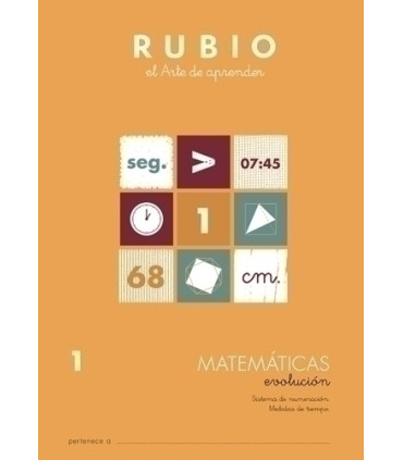 CUADERNO RUBIO A4 MATEMATIC. EVOLUCION 1