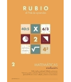 CUADERNO RUBIO A4 MATEMATIC. EVOLUCION 2