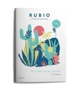 CUADERNO RUBIO A4 VERANO 7-8