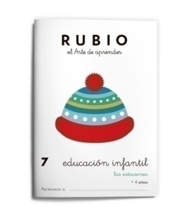 CUADERNO RUBIO A5 EDU. INF. 7 LAS ESTACI