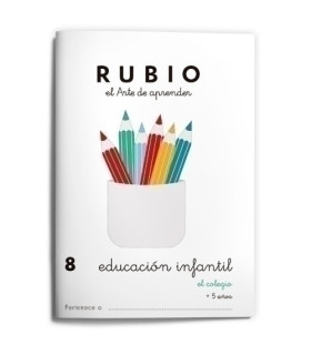 CUADERNO RUBIO A5 EDU. INF. 8 EL COLEGIO