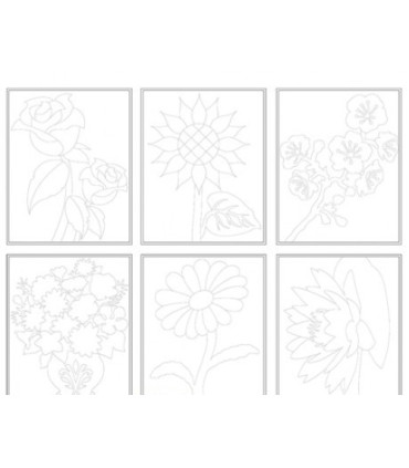 CUADRO NIEFENVER MOD.FLORES PACK DE 6