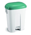 CUBO BASURA PLASTICO CON PEDAL 60 LITROS