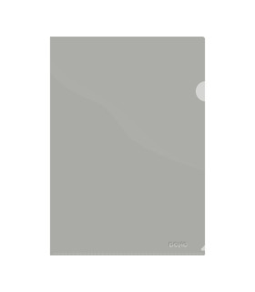 DOSSIER ANG.RECT.DOHE PP 180µ A4 GRIS