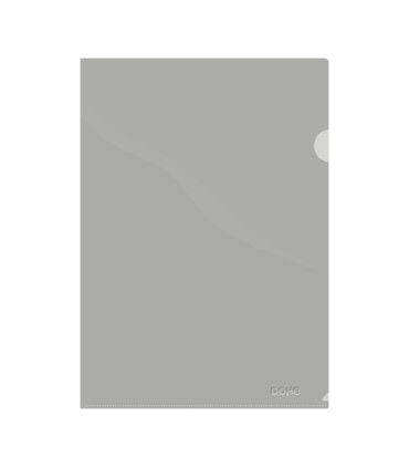 DOSSIER ANG.RECT.DOHE PP 180µ A4 GRIS