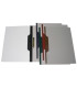 DOSSIER FASTENER GRAF. PVC Fº LM.CV.AZUL