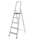 ESCALERA ALUM. LEON 6 PELDAÑOS