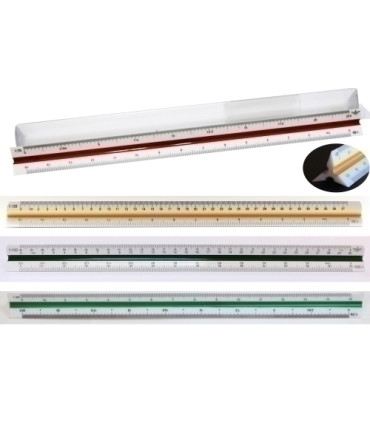 ESCALIMETRO DFH TRIANGULAR TECNICO 30 CM