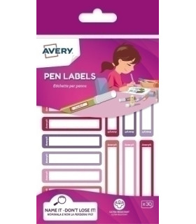 ETIQUETA ESCOLAR AVERY BOLIGR.50x10 B/30
