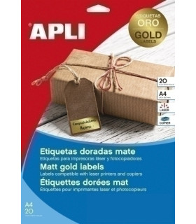 ETIQ.IMP.APLI 15025 A4 ORO 38,1x21,2